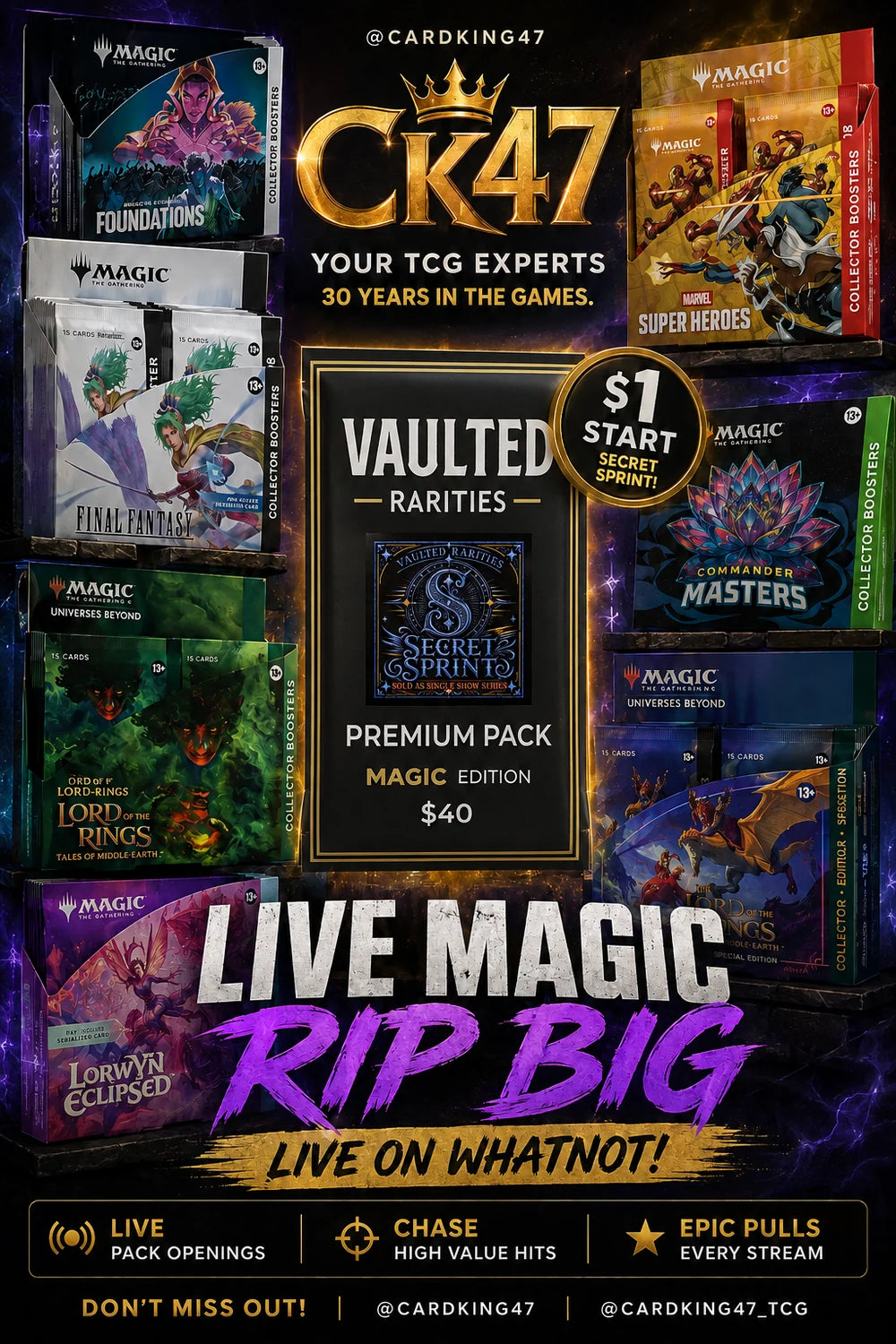 CK47 Magic shows